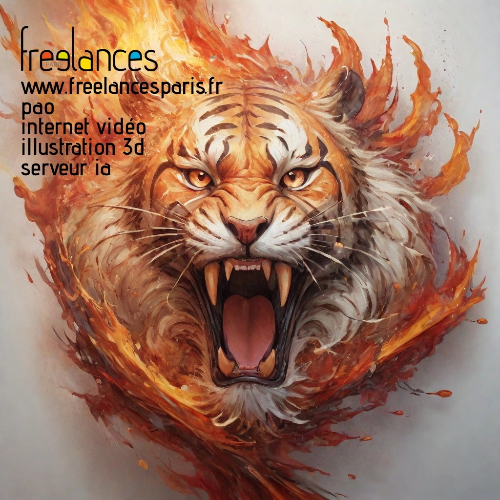 Pao mise en page internet vidéo illustration 3d serveur IA générative AI freelance paris studio de création magazines lu46q5t0